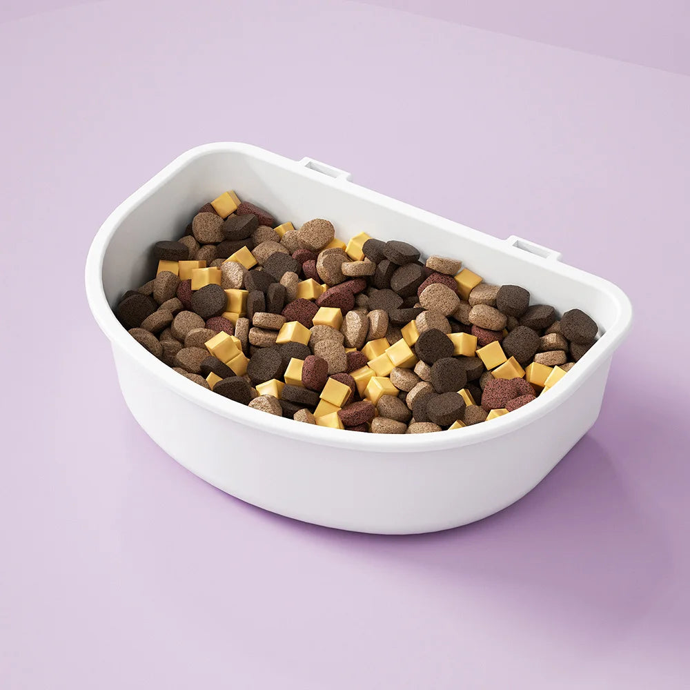 Hanging Pet Bowl for Crates/Airline Carriers: AntiSpill Feeding Bowl for Cats Dogs Birds, Suspended Pet Food Water Dish Supplies