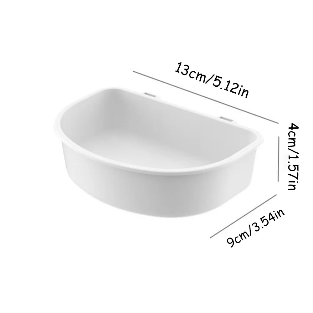 Hanging Pet Bowl for Crates/Airline Carriers: AntiSpill Feeding Bowl for Cats Dogs Birds, Suspended Pet Food Water Dish Supplies