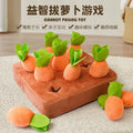Dog Toys Snuffle Mat for Pet Plush Carrot Toy Mat Innovative Plush Vegetable Field Pull Radish Plush Carrot Dog Interactive Toys